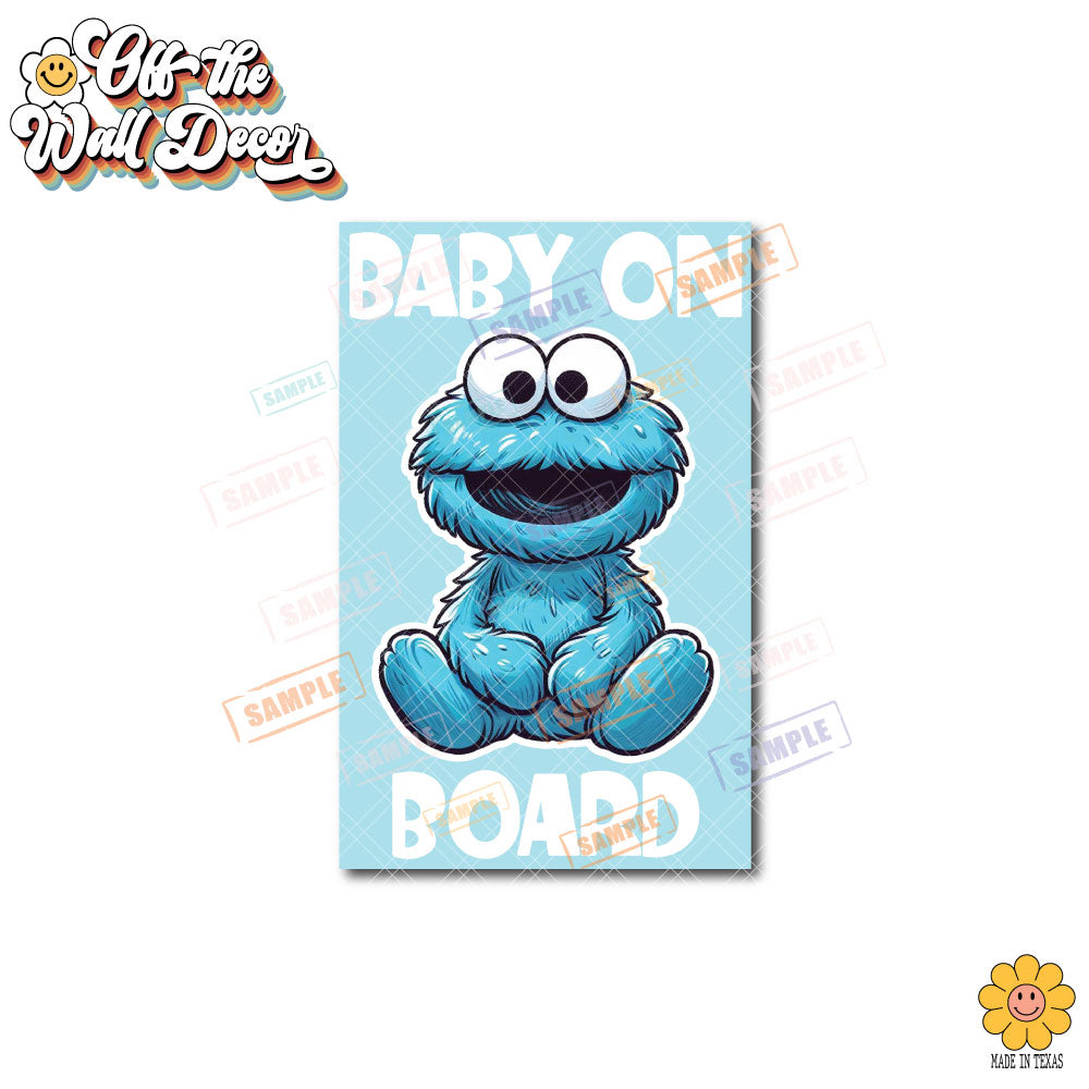 Baby Cookie | Baby on Board | Suction Cup Sign, Magnet OR Vinyl Decal Sticker