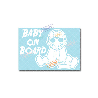 Baby Jason | Baby on Board | Suction Cup Sign, Magnet OR Vinyl Decal Sticker
