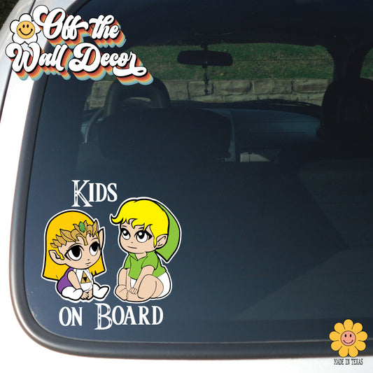 Zelda & Link "Kids on Board"