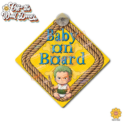 Little Zoro | Suction Cup OR Magnet