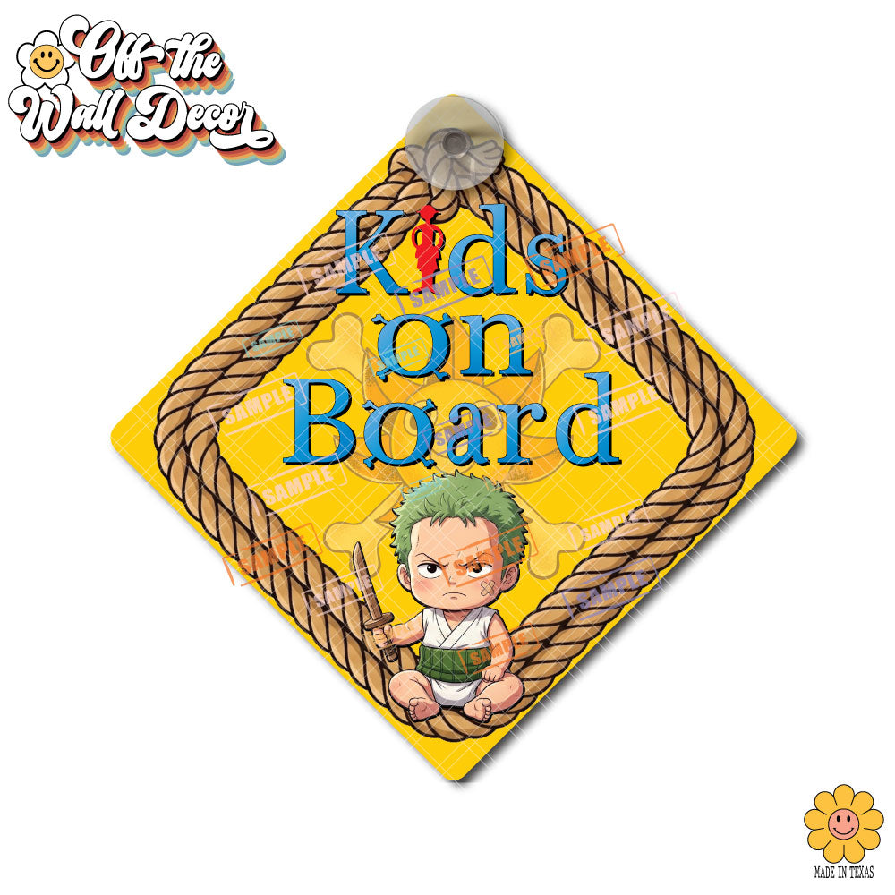 Little Zoro | Suction Cup OR Magnet