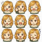 Sticker Me! Includes all 9 stickers