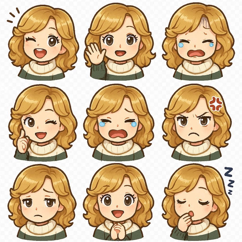 Sticker Me! Includes all 9 stickers