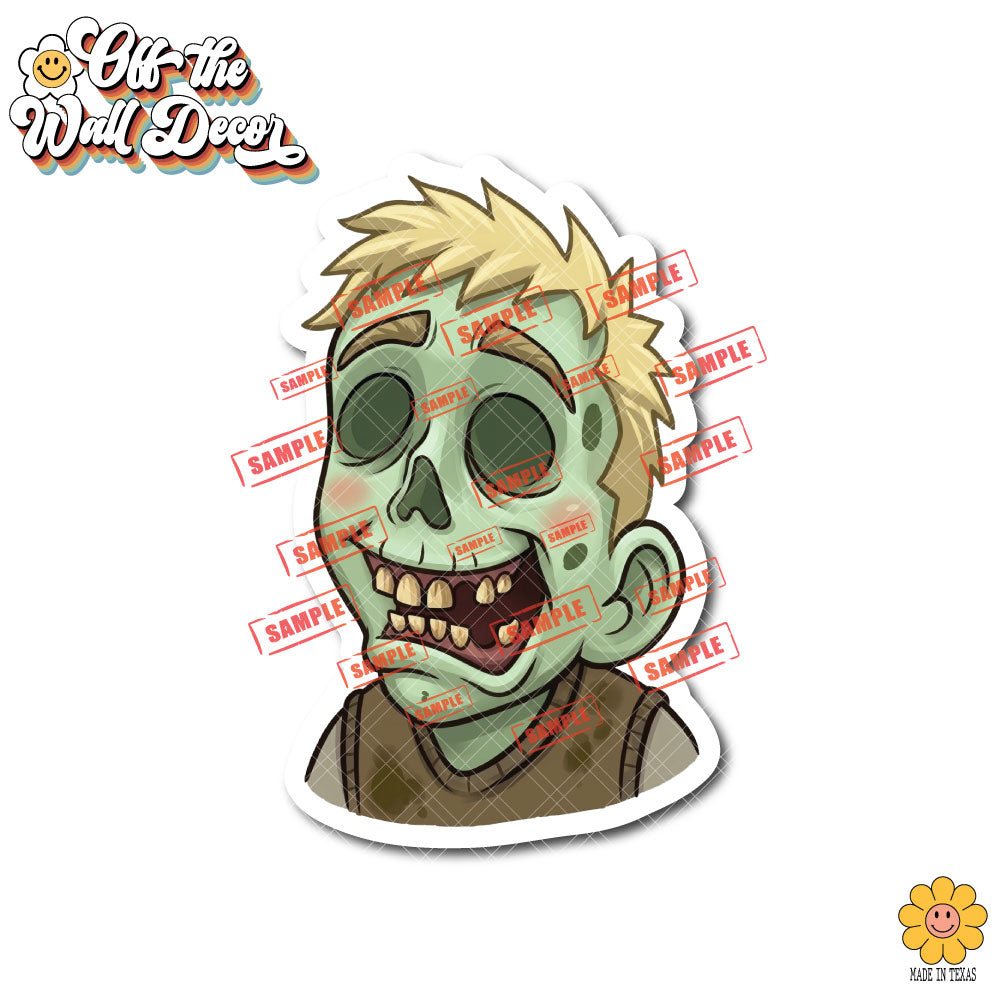 Colorful Zombie Family Faces