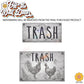 Vintage Farmhouse Styled | Country Chickens | Trash Can and Recycle Labels