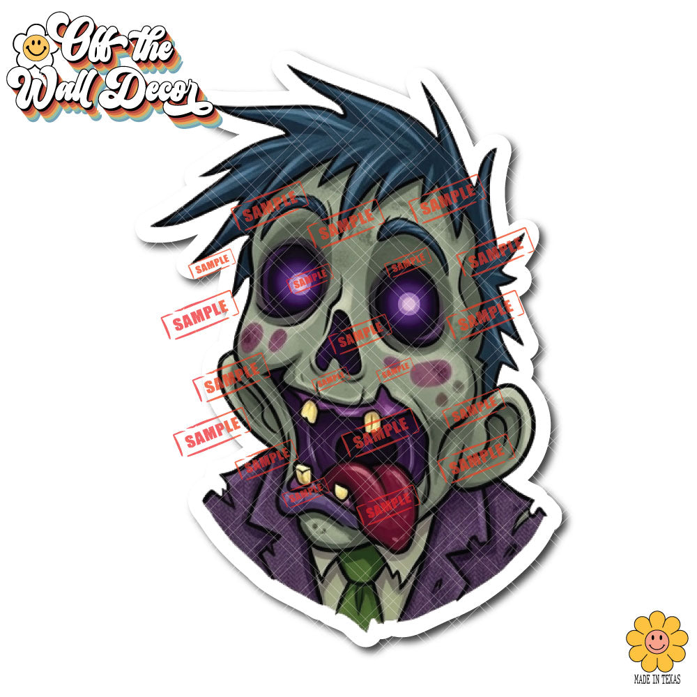 Colorful Zombie Family Faces