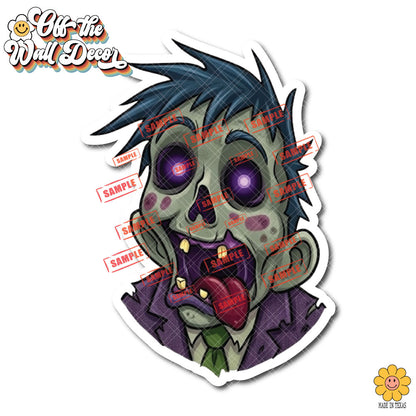 Colorful Zombie Family Faces