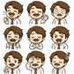 Sticker Me! Includes all 9 stickers