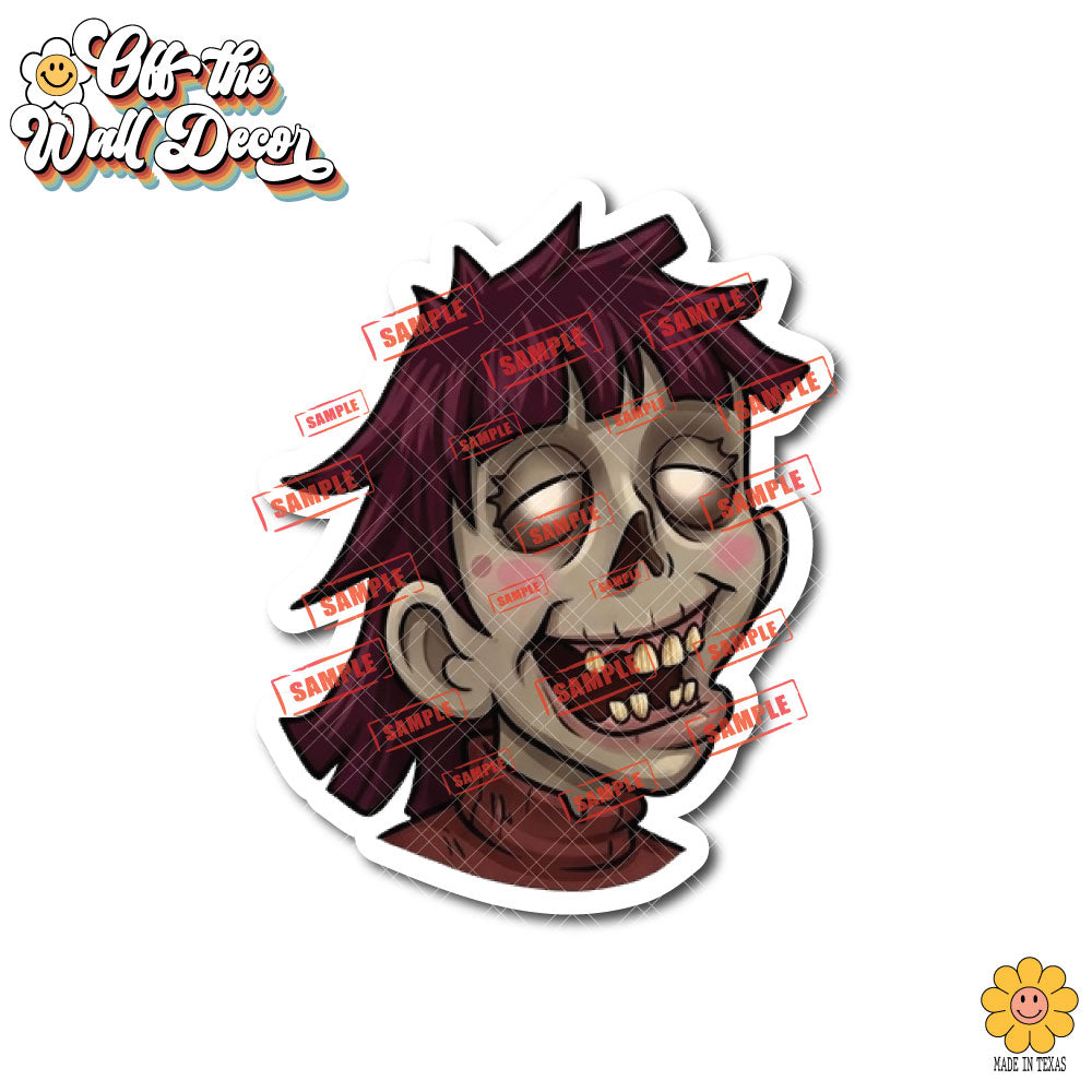 Colorful Zombie Family Faces