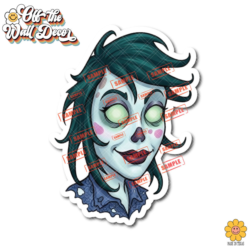 Colorful Zombie Family Faces