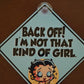 Back Off Betty Boop | Suction Cup Sign, Magnet OR Vinyl Decal Sticker
