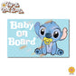 Stitch Baby | Baby on Board | Vinyl Decal Sticker