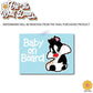 Sylvester Kitty | Baby on Board | Suction Cup Sign, Magnet OR Vinyl Decal Sticker
