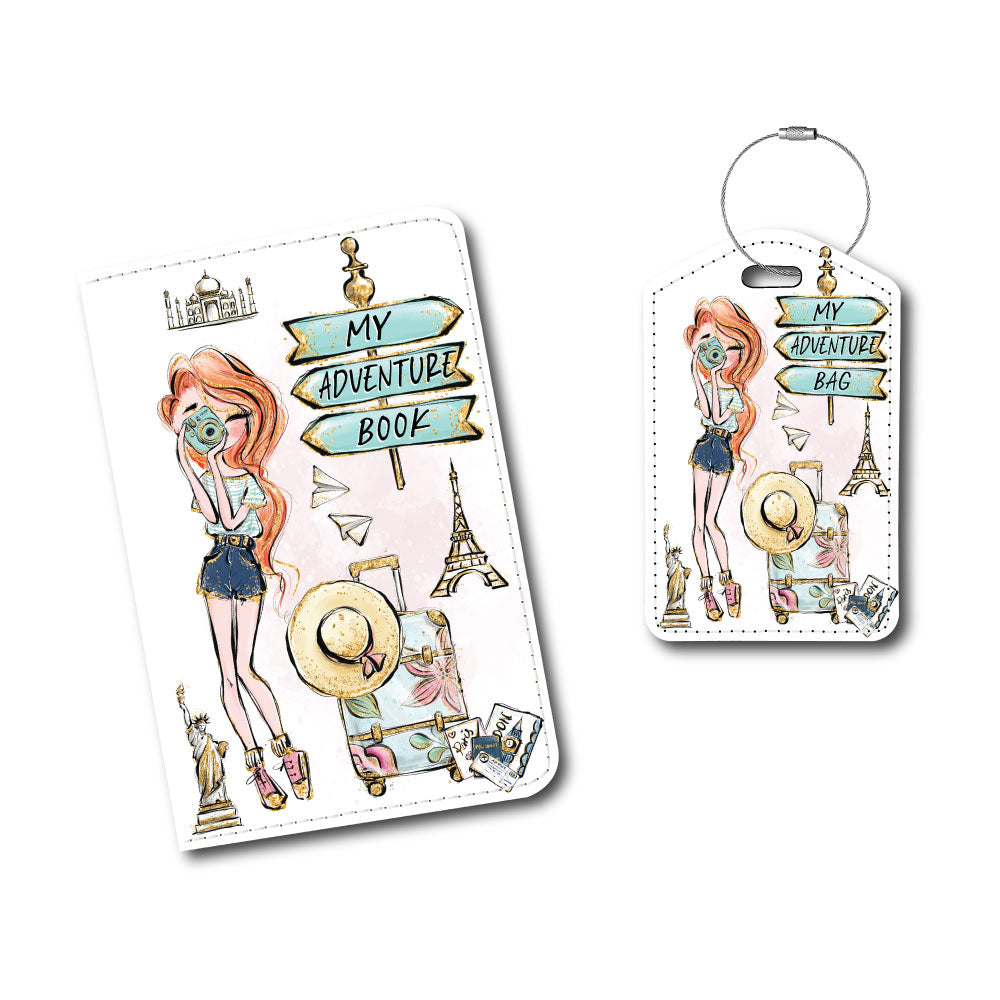 Wander! Picture this! | Passport Holder & Luggage Tag