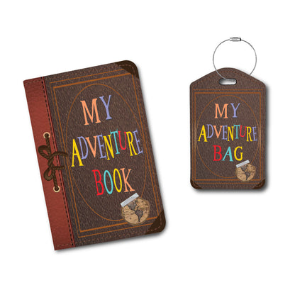 UP Movie Scrapbook Replica | My Adventure Book | Passport Holder & Luggage Tag