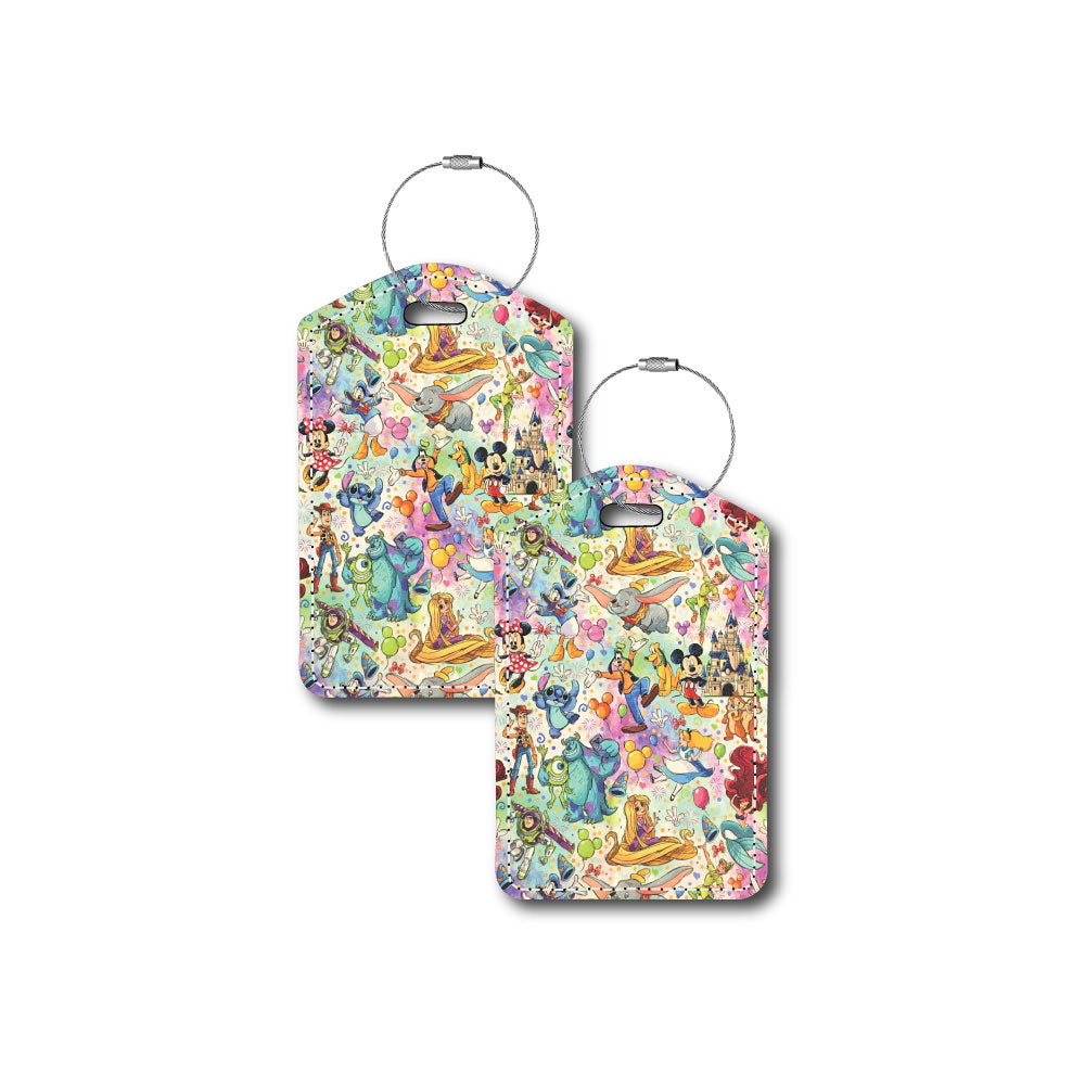Rapunzel, Ariel and More! Collage Fabric