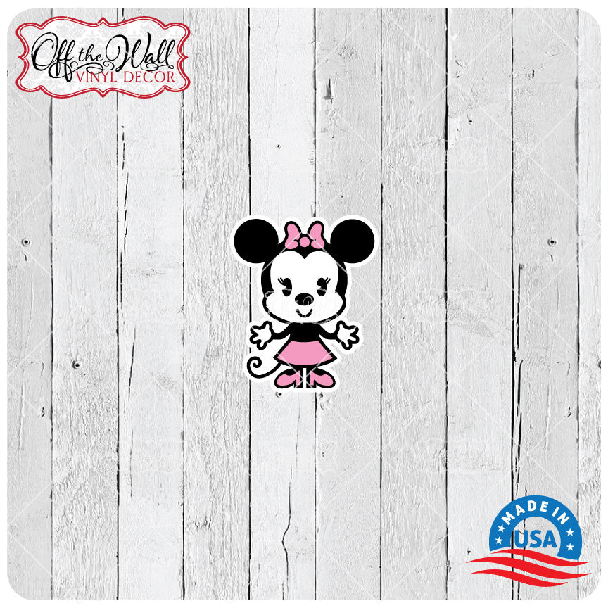 Mickey & Minnie Cuties Family Stick Figure