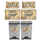 Vintage Farmhouse Styled | Country Cow | Trash Can and Recycle Labels