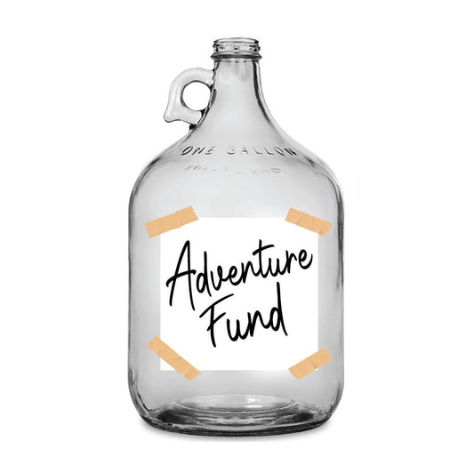 UP Inspired ADVENTURE FUND | Label Sign