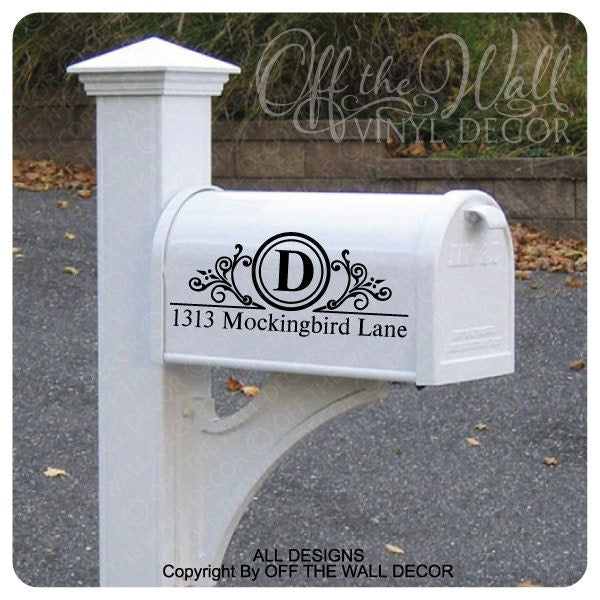 Mailbox Lettering #D4